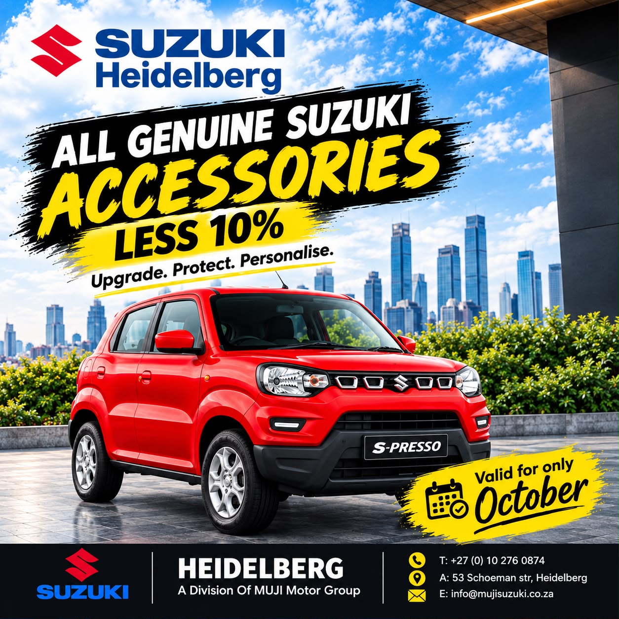 ALL GENUINE SUZUKI ACCESSORIES LESS 10% image from MUJI Suzuki Heidelberg