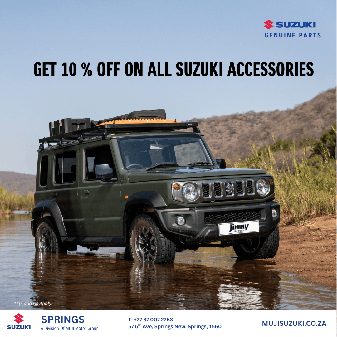 10% Off on all Suzuki Accessories Special Offer