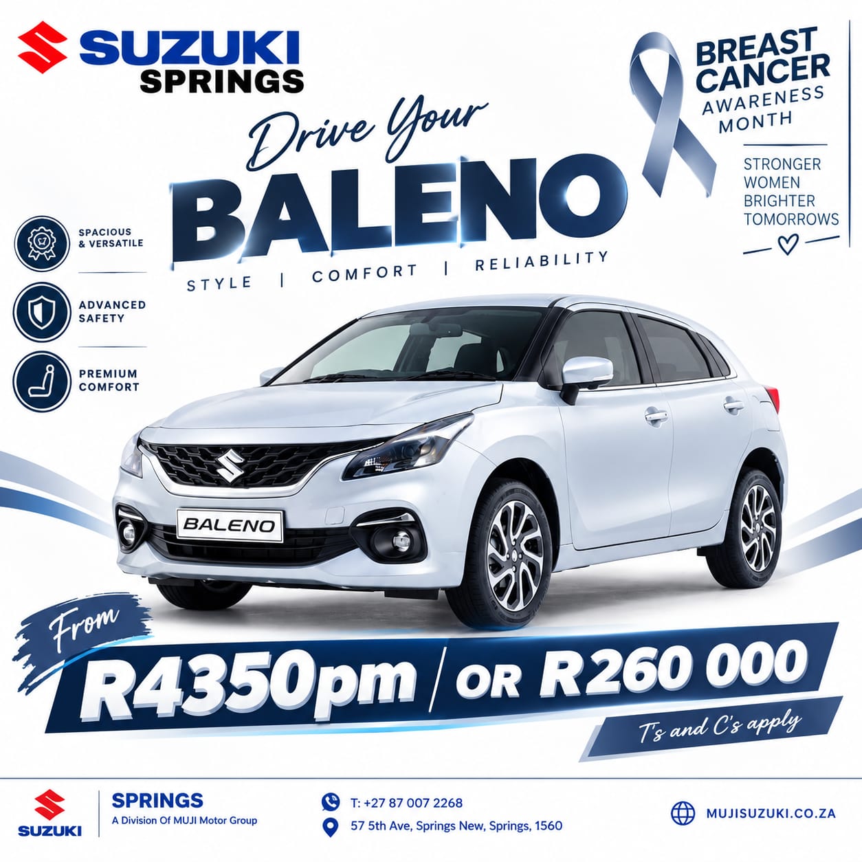 BALENO image from MUJI Suzuki Springs