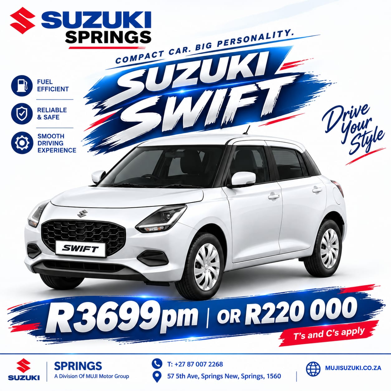 SWIFT image from MUJI Suzuki Springs