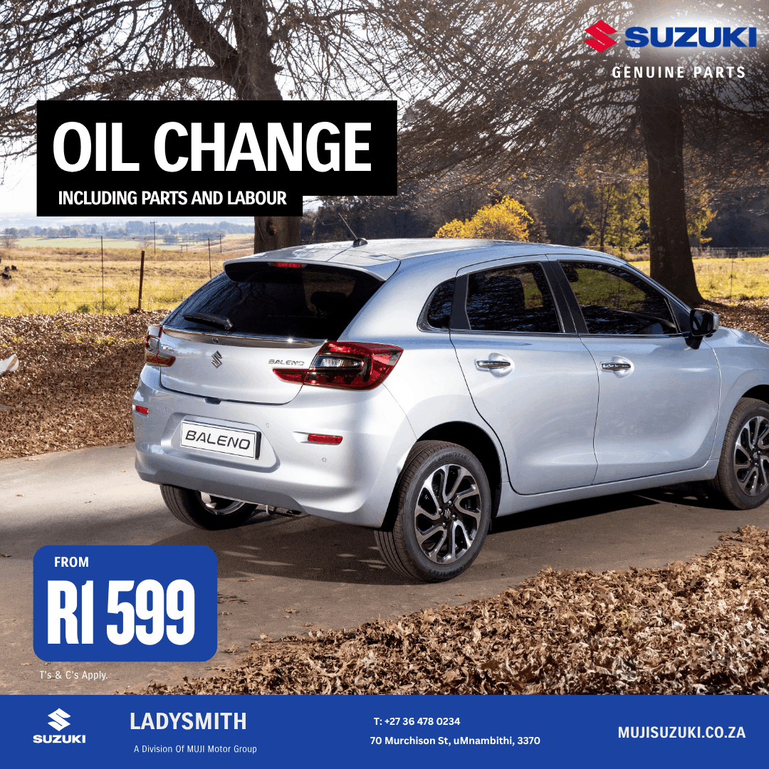 Suzuki Oil Change Special Offer