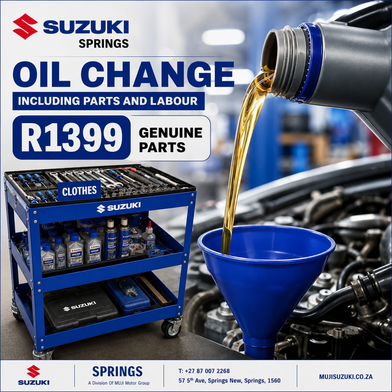 ERTIGA OIL CHANGE image from MUJI Suzuki