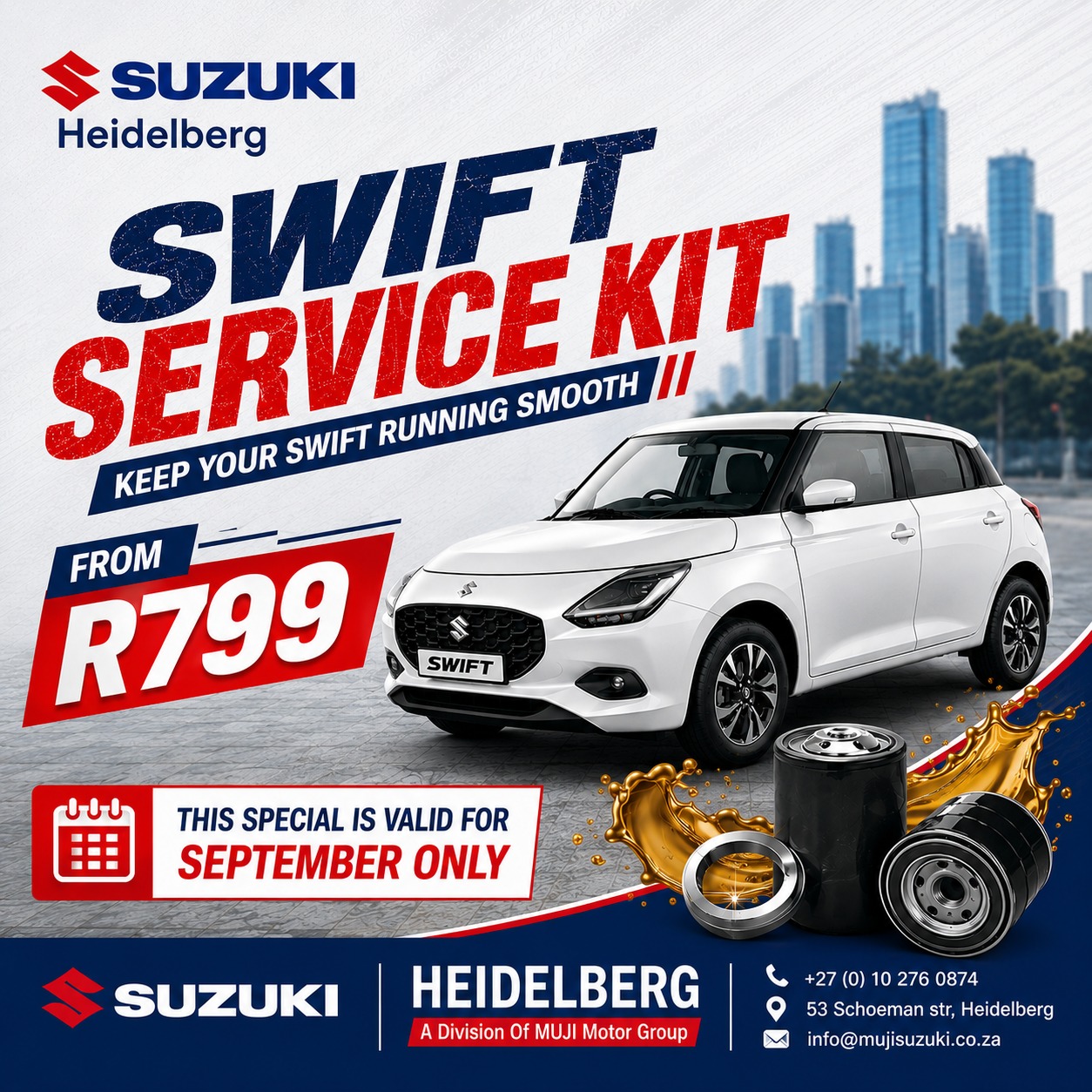 SWIFT SERVICE KIT image from MUJI Suzuki