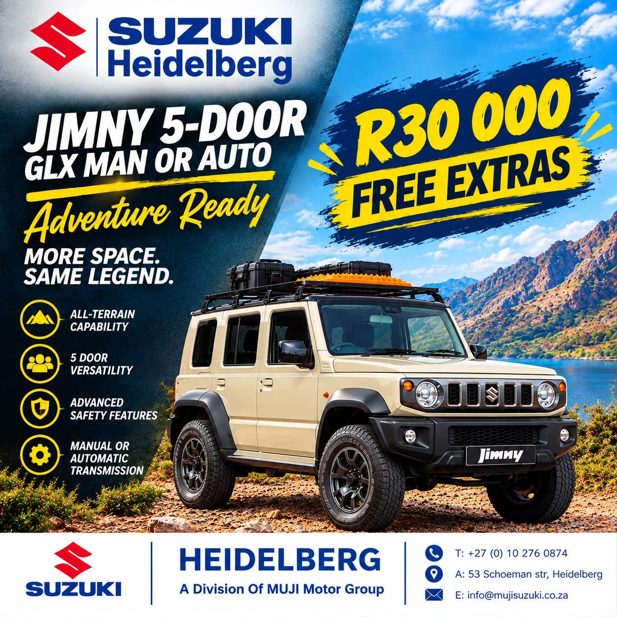 JIMNY 5-DOOR GLX MAN OR AUTO image from MUJI Suzuki